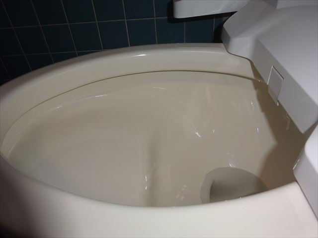 施工後の大便器